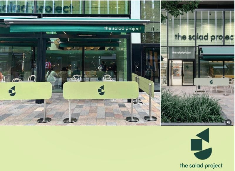 brandlineprods's tweet photo. The Salad Project is a rapidly growing chain of restaurants known for its fresh, innovative, and tailored salad dishes. The panels consist of printed aluminium composite, front-mounted to our marine-grade stainless steel posts.
Quite simply … Café barriers, made better #design https://t.co/RnUzMO6JIq