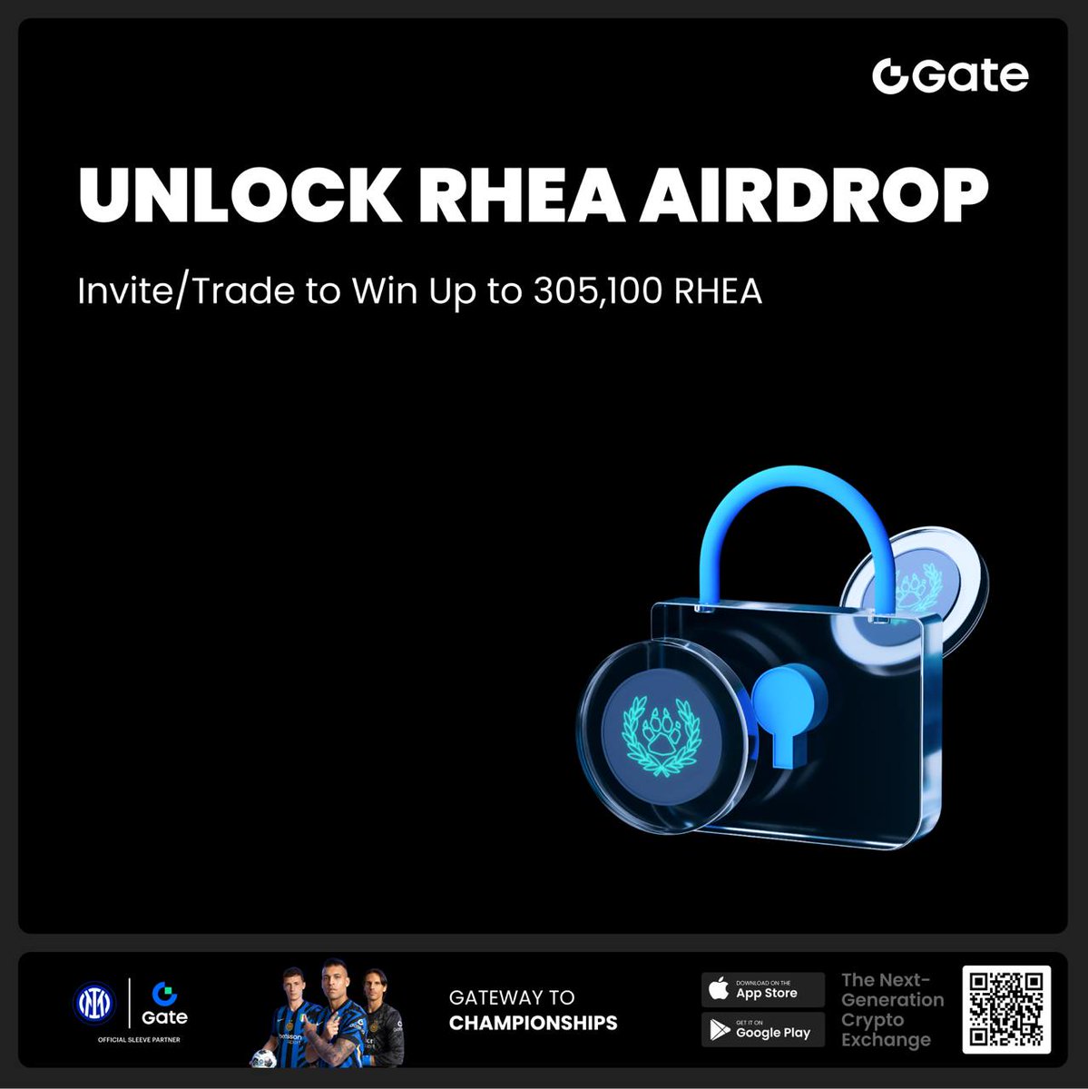 The $RHEA Airdrop Event is now live on @gate_io
Here’s what you can unlock:

• Event Duration: Aug 7–15
• 100 $RHEA for your first futures trade
• Trade more to earn up to 5,000 RHEA
• Invite friends to share a 300,000 RHEA airdrop

Join now: gate.com/campaigns/site…