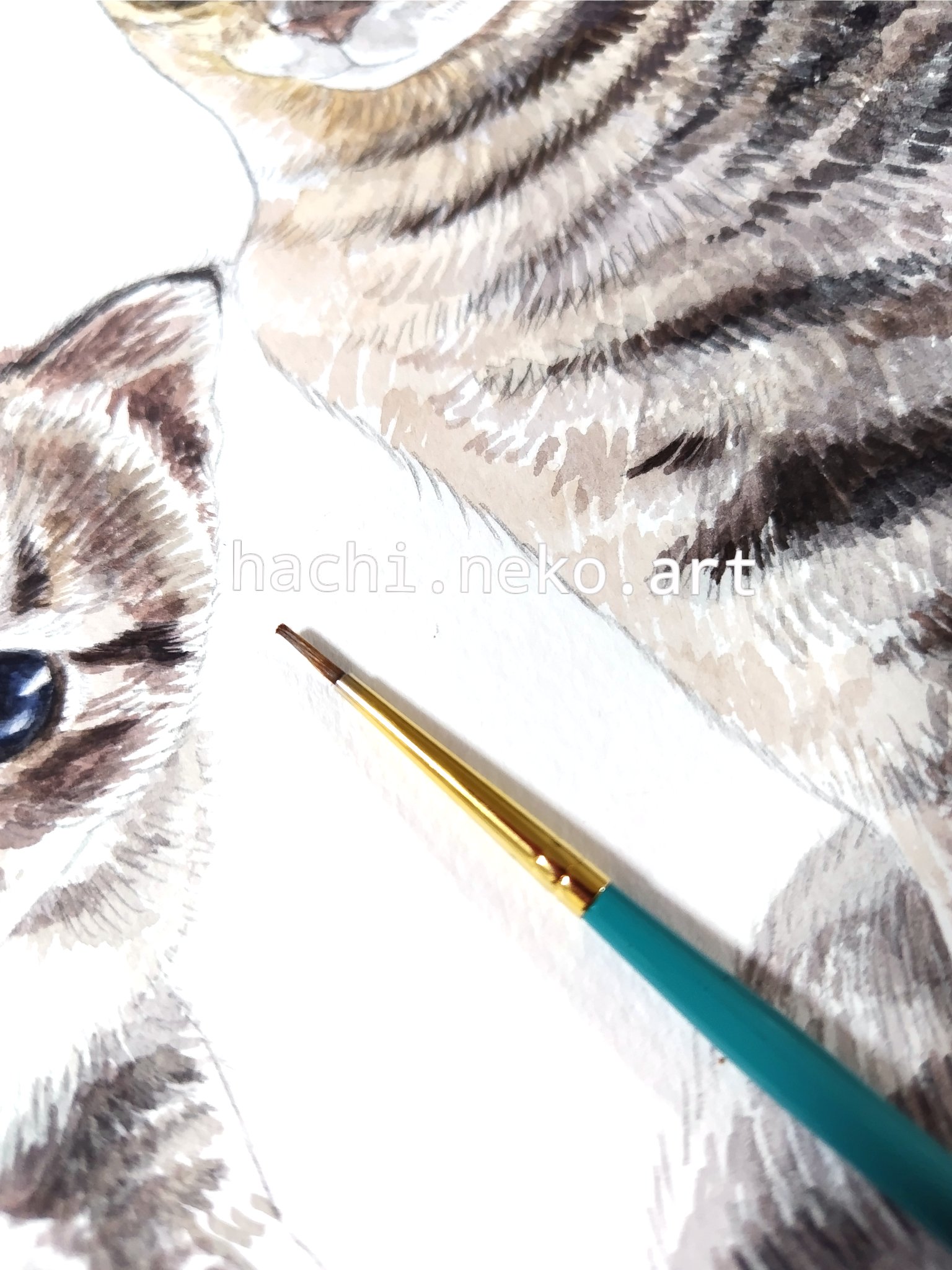 自作絵画 ねこ パフェ ニャーヴル美術館』のシュー・ヤマモトさんによるフェルメール