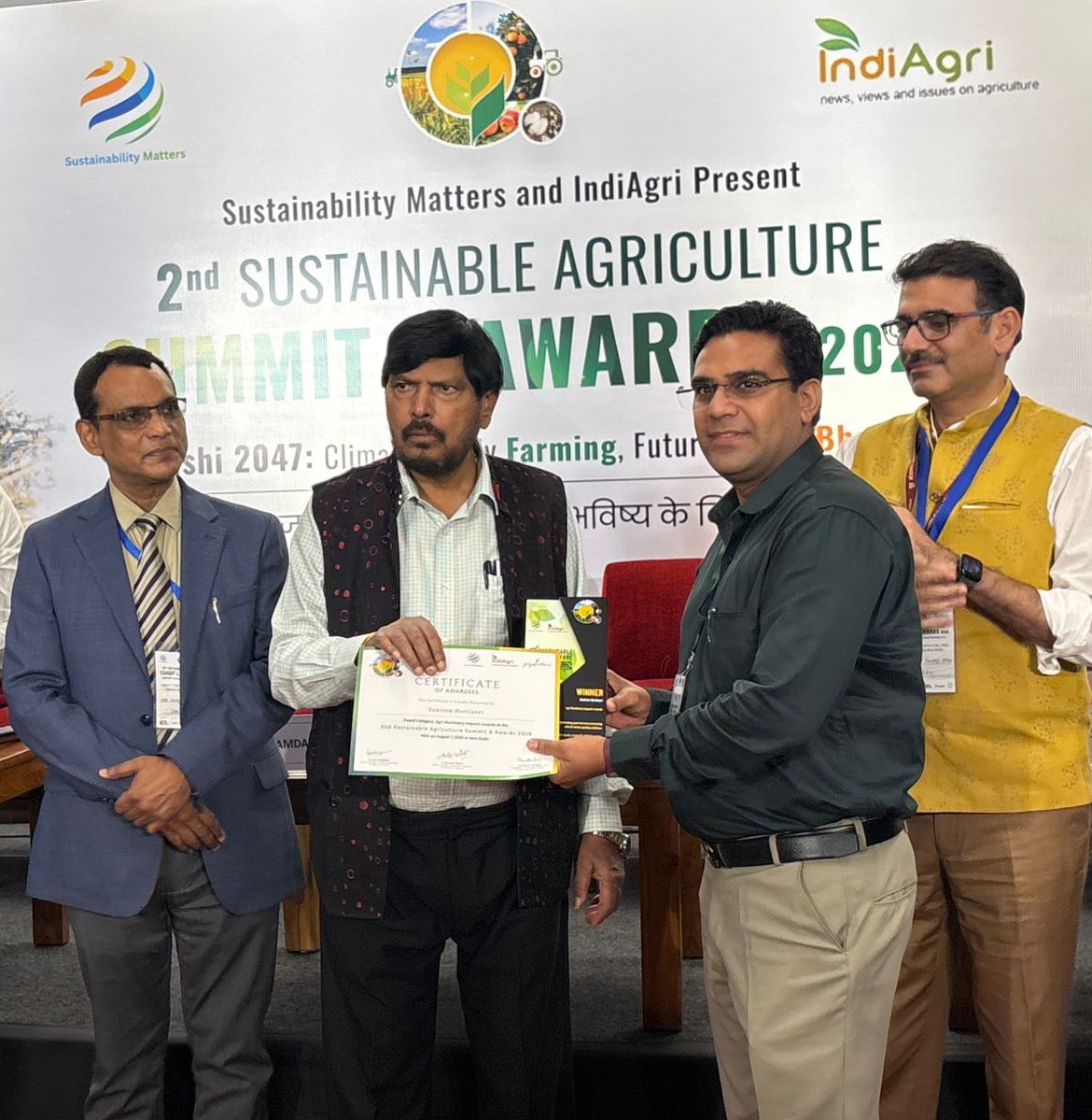 Congratulations to Zentron Hortisort on clinching the Agri Machinery Impacts award.

#AgriSummit2025