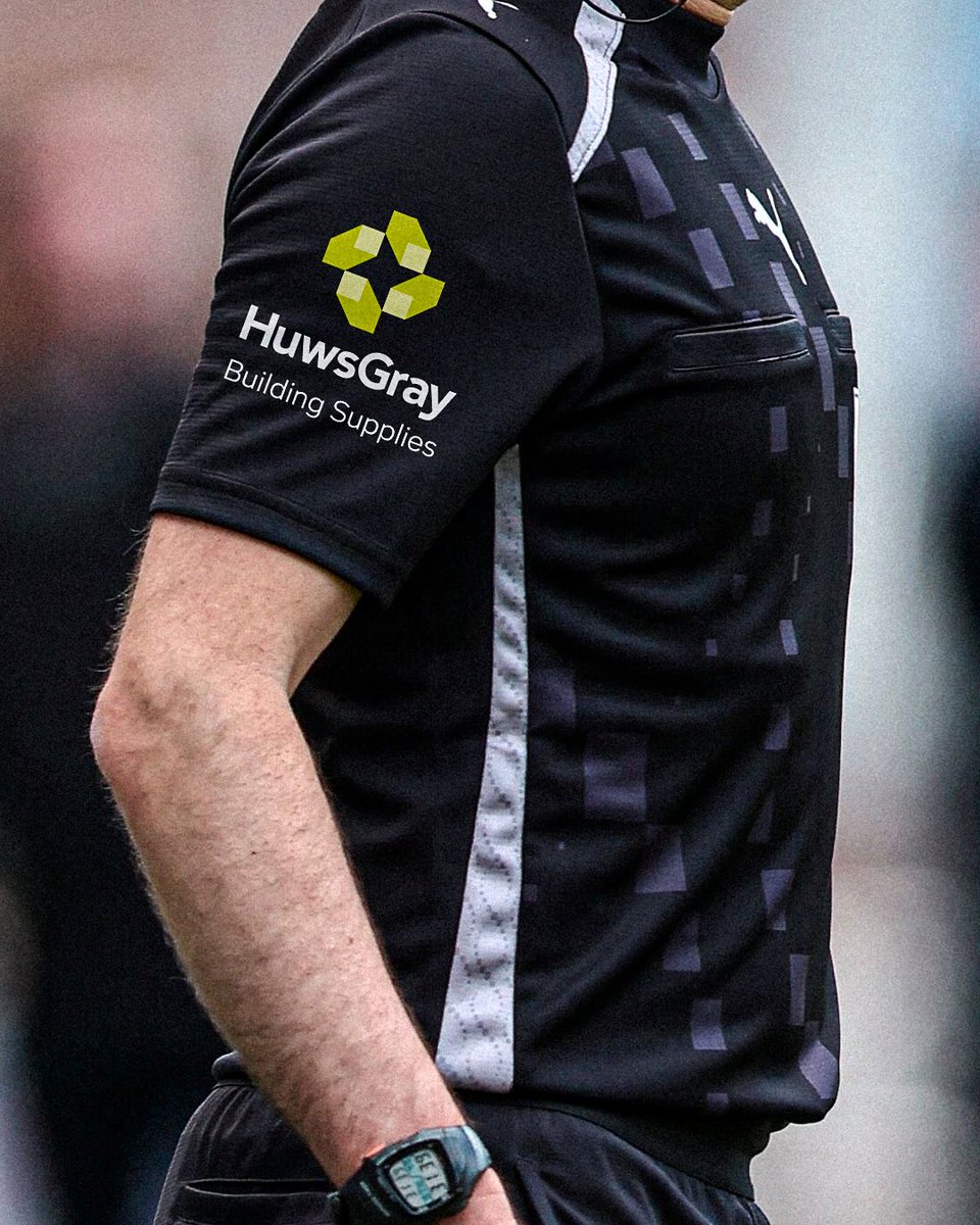 👕 We’re pleased to welcome Huws Gray as our official sleeve sponsor for the 2025/26 season!

Their logo will feature on all matchday and training kits for our officials across English professional football — starting with this Friday’s Championship fixture between Birmingham