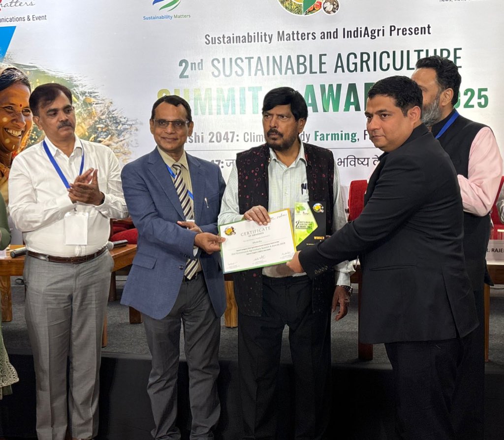 Big congratulations to Dhaksha on receiving The Best Agriculture Drone Company award at the 2nd #AgriSummit2025.

<a href="/DhakshaSystems/">Dhaksha Unmanned Systems Private Limited</a>