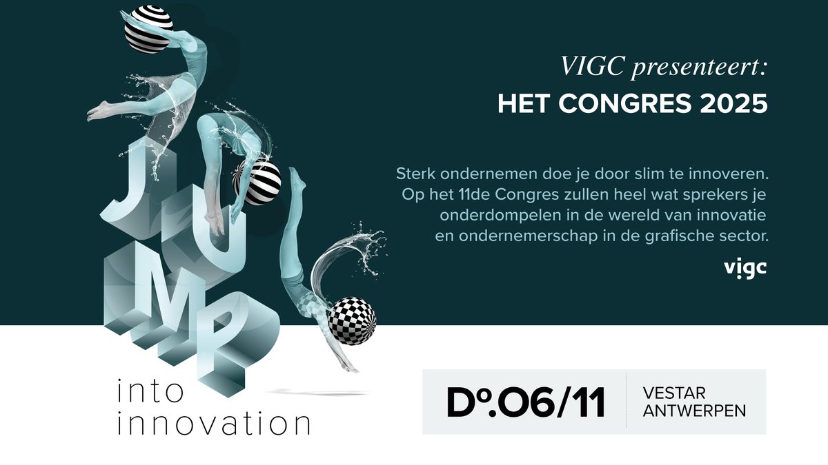 🔔 Het Congres 2025 – 6 nov, Vestar Antwerpen

Wat is de échte waarde van innovatie in de grafische sector?
Met o.a. Geert Janssens (ETION) en Rik Vera (nexxworks), plus inspirerende praktijkcases.

🎟️ Meer info &amp; tickets: agenda.vigc.be/en/event/het-c…

 #HetCongres2025