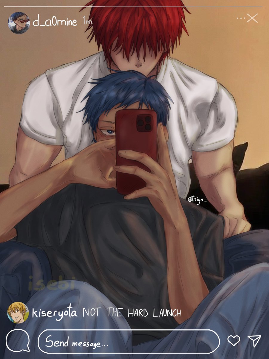 isebisebi's tweet photo. Aokaga month pt. 2 :33

I will always be a taller Aomine/bigger Kagami truther 🙂‍↕️
#aoka #aokaga #aokagamonth #knb https://t.co/OuazbinV36