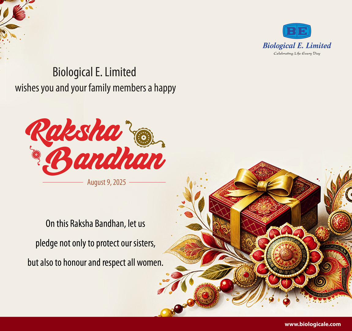 #RakshaBandhan #RakshaBandhan2025 #RakhiPournima #Rakhi #Rakhi2025 #BiologicalELimited #BioE #BE