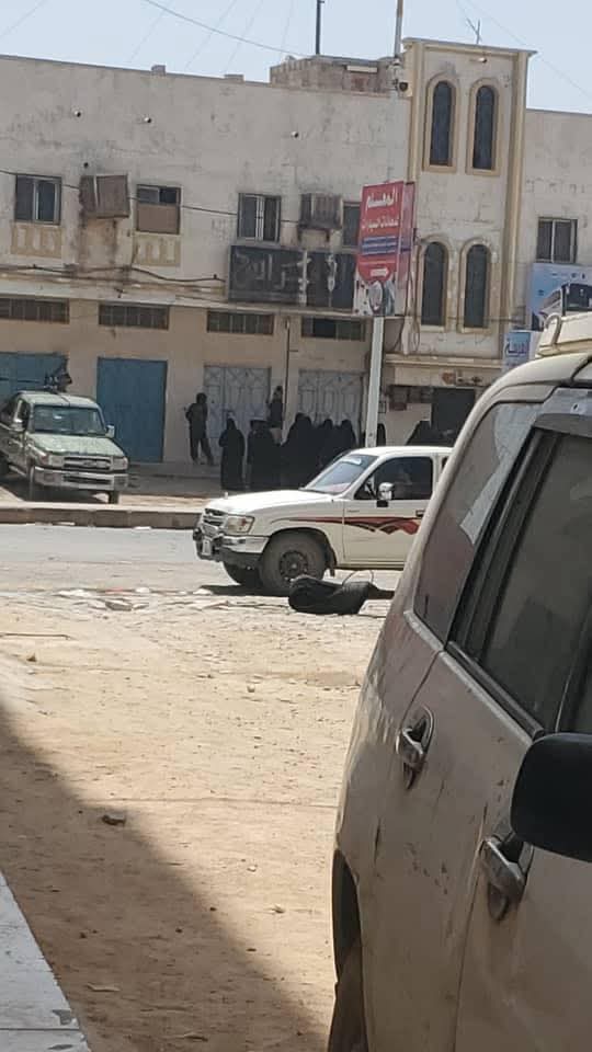 حتى النساء خرجن لمواجهة قوات الاحتلال اليمني المنطقة الأولى التي تستهدف ابناء تريم