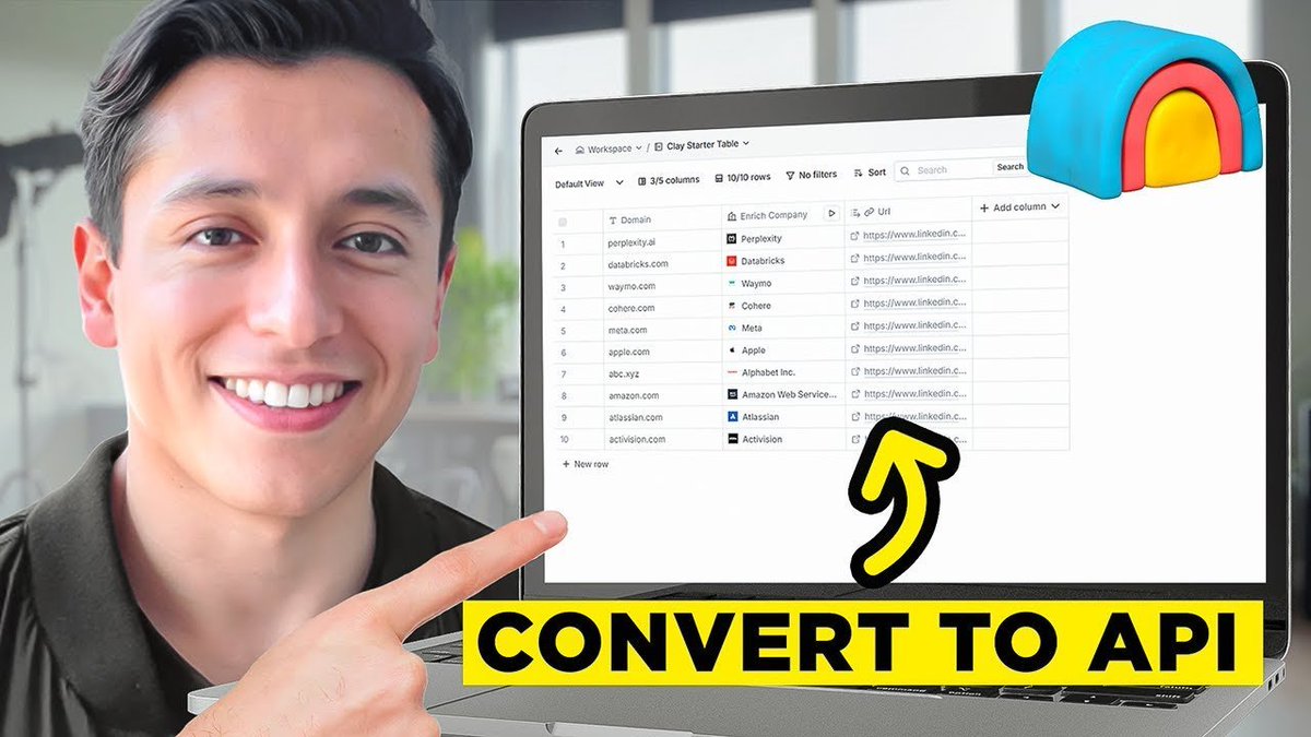 ScrapeLogo's tweet image. How to turn any Clay table into #AnAPI (the only enrichment API you'll ever need) - rite.link/KFd9 👈🏼 #DeepSeek #AI doesn't do this, so compare #Enrichment #APIs on everything that matters.