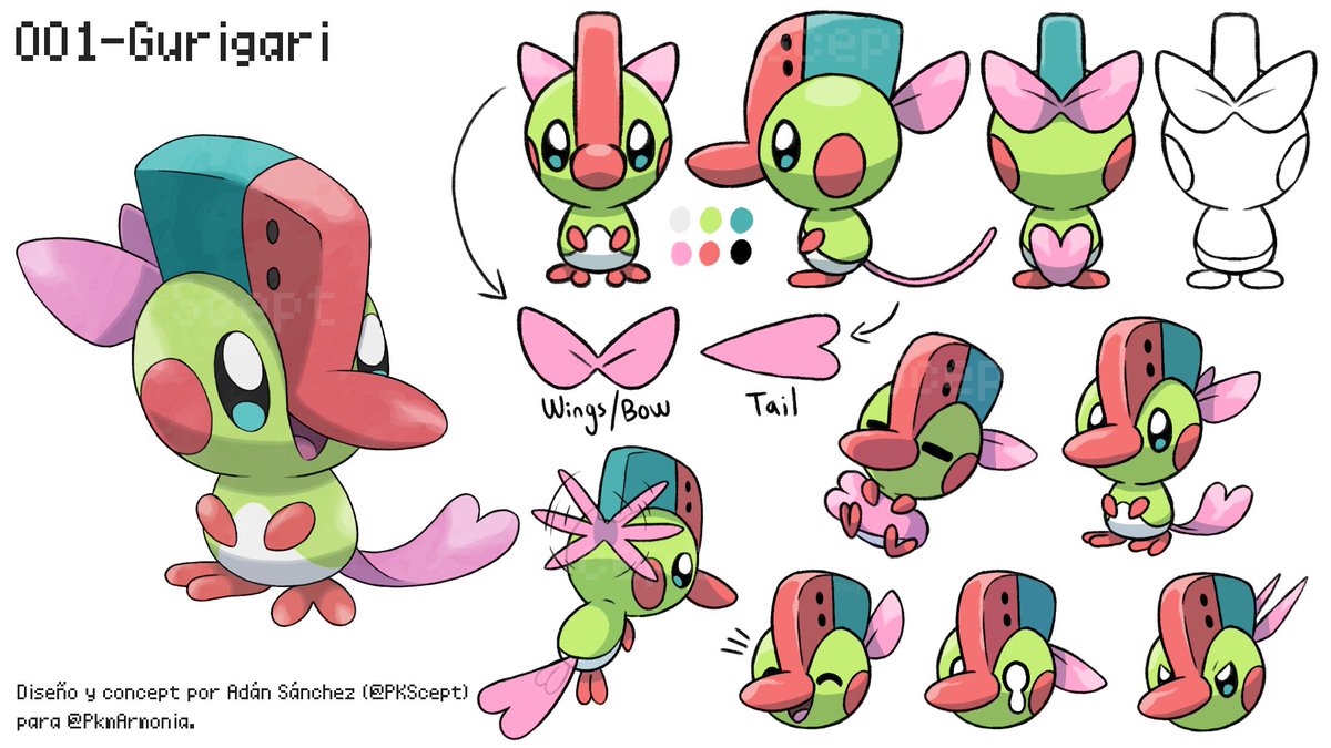 ✨¡Concept art de Gurigari!✨

Probablemente el diseño más emblemático del proyecto. Ya andamos trabajando en los otros dos iniciales para traerlos lo más pronto posible 😊

¡Dadle amor! 💜