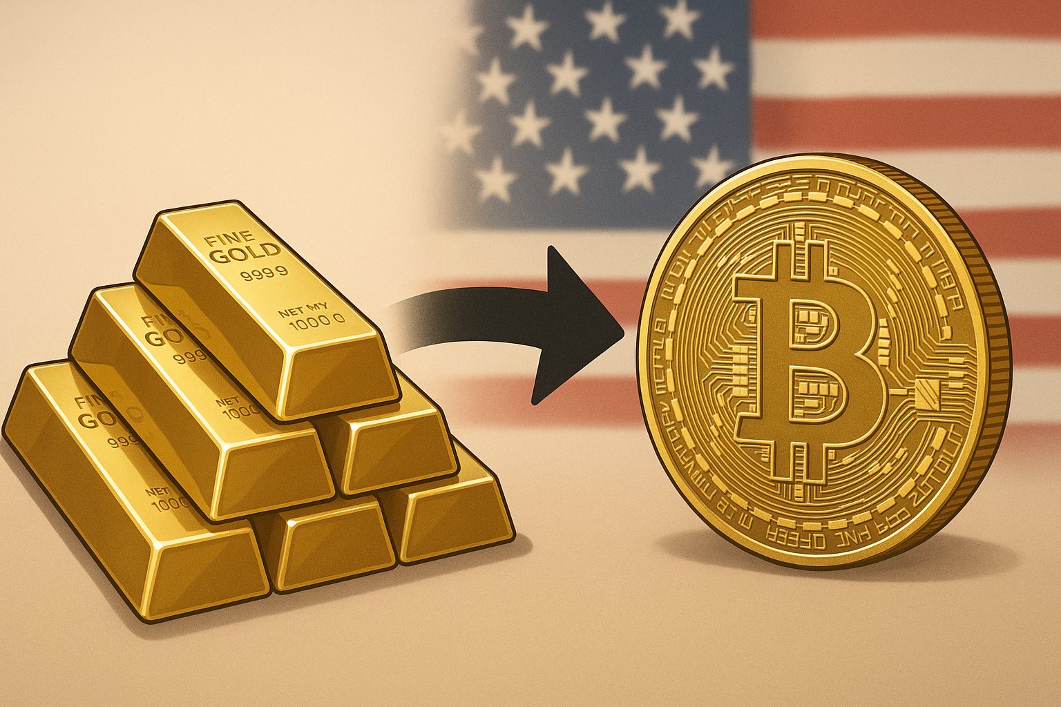 BITCOIN Act: Mỹ biến vàng thành quỹ Bitcoin