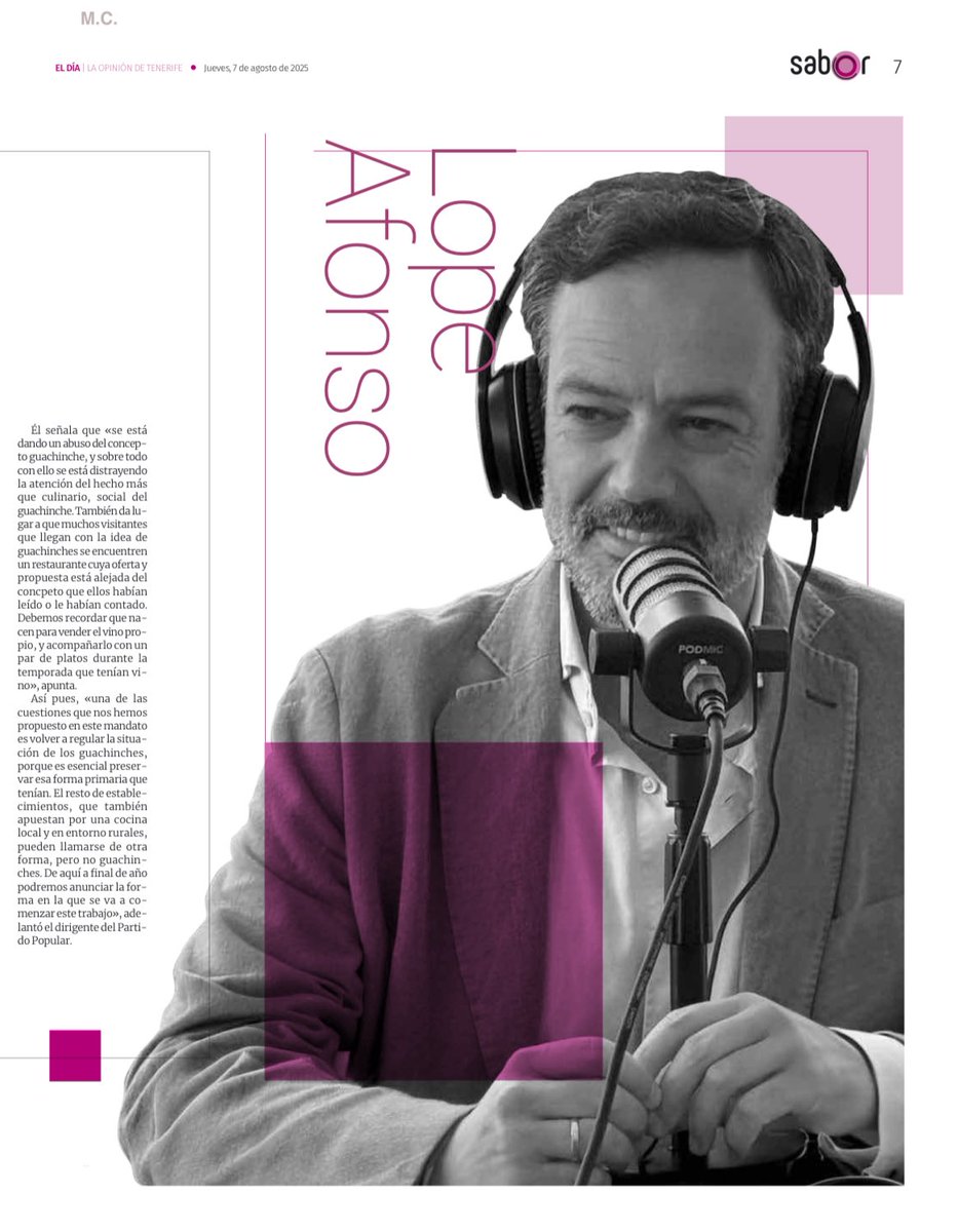 Tenerife avanza como destino gastronómico de referencia, y el sector hotelero lo ha entendido: más calidad, más identidad y más empleo.

La gastronomía es cultura, desarrollo económico y una poderosa herramienta para atraer al turismo que valora lo auténtico.

Y sí, también vamos