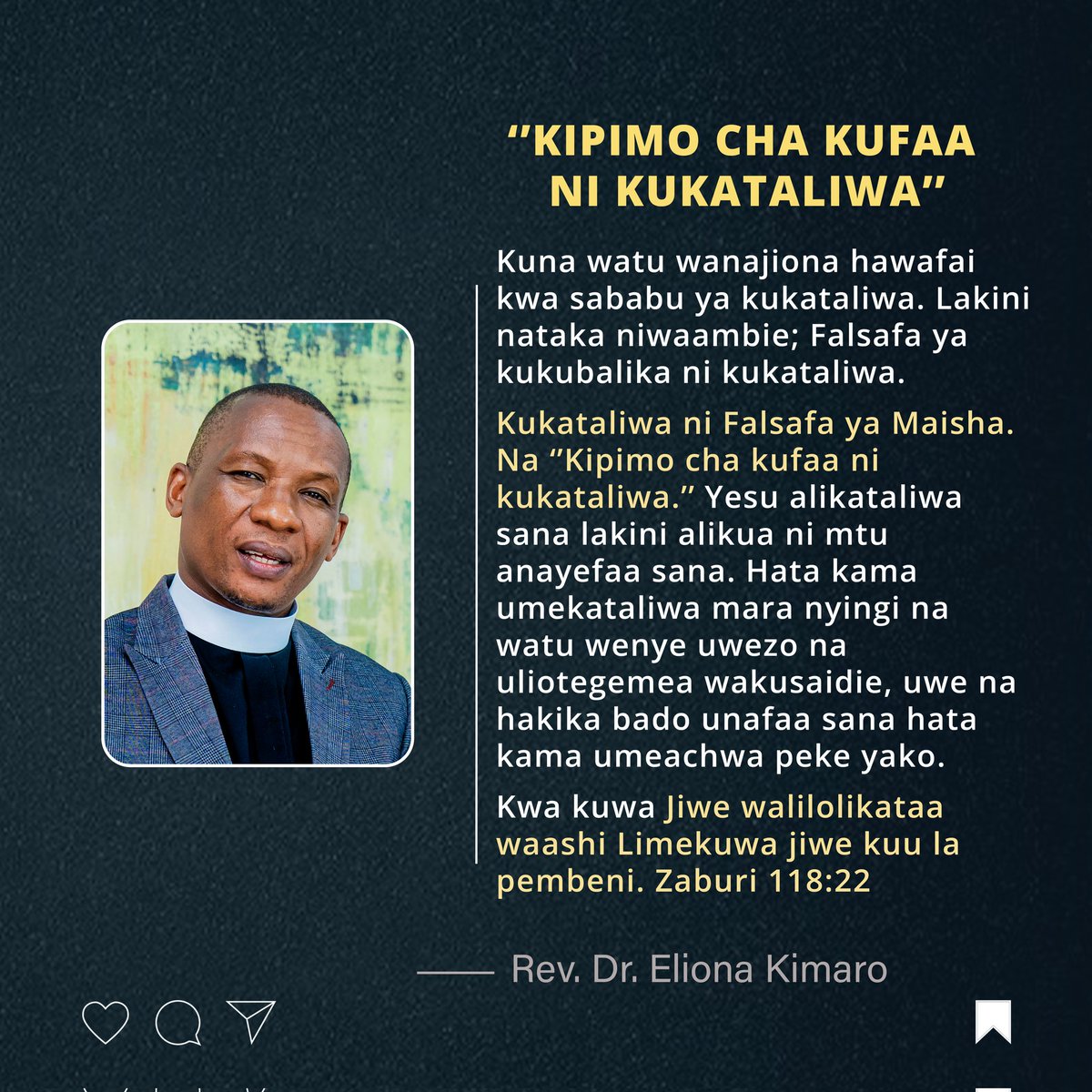 ElionaKimaro's tweet photo. Kipimo cha kufaa ni kukataliwa https://t.co/Z1O5nVt7JT