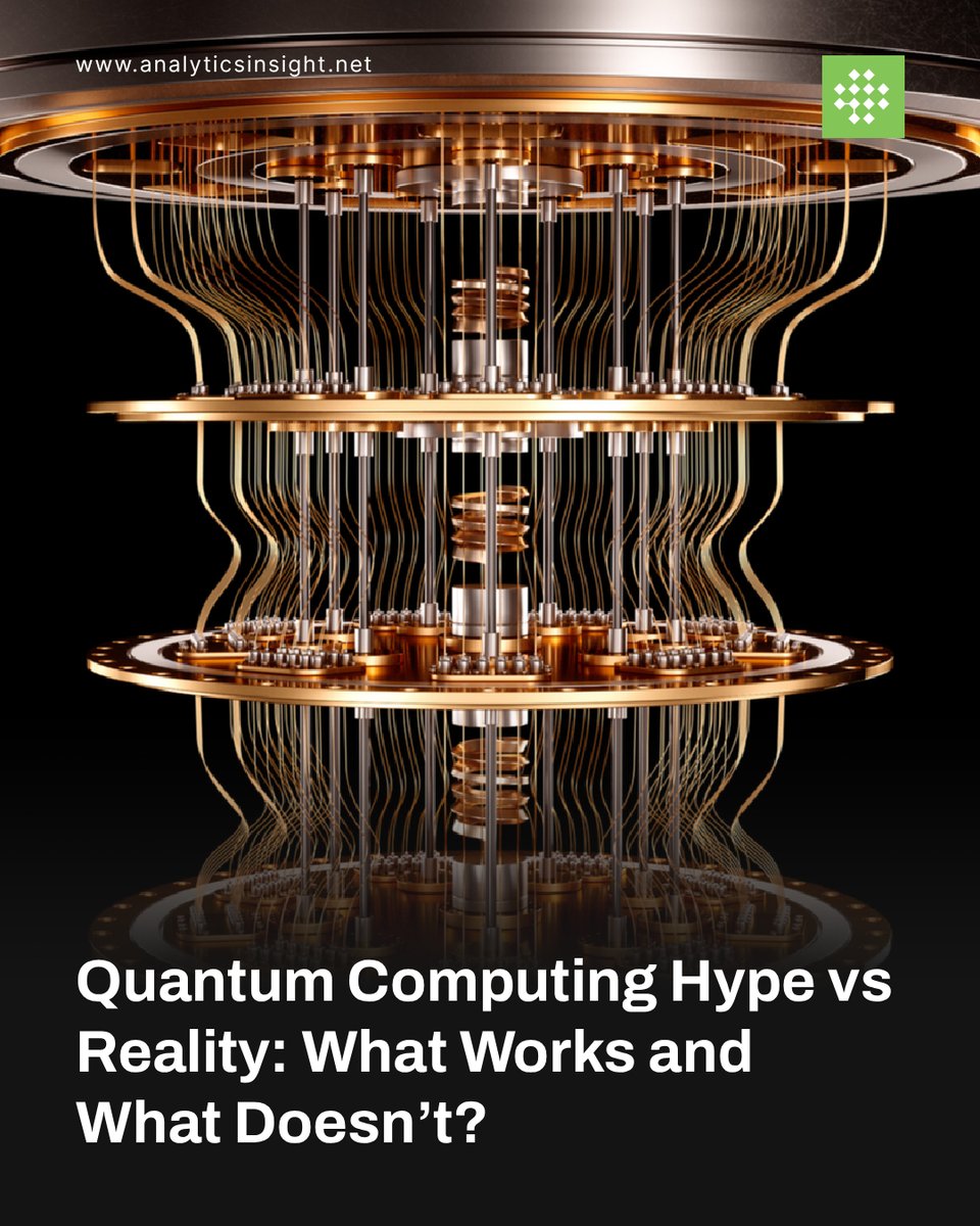 analyticsinme's tweet image. 𝐐𝐮𝐚𝐧𝐭𝐮𝐦 𝐂𝐨𝐦𝐩𝐮𝐭𝐢𝐧𝐠 𝐇𝐲𝐩𝐞 𝐯𝐬 𝐑𝐞𝐚𝐥𝐢𝐭𝐲: 𝐖𝐡𝐚𝐭 𝐖𝐨𝐫𝐤𝐬 𝐚𝐧𝐝 𝐖𝐡𝐚𝐭 𝐃𝐨𝐞𝐬𝐧’𝐭?
Quantum computing could change the world… but is it really ready? Discover what’s real, what’s hype, and where it’s heading.
#QuantumComputing #NextGenComputing…