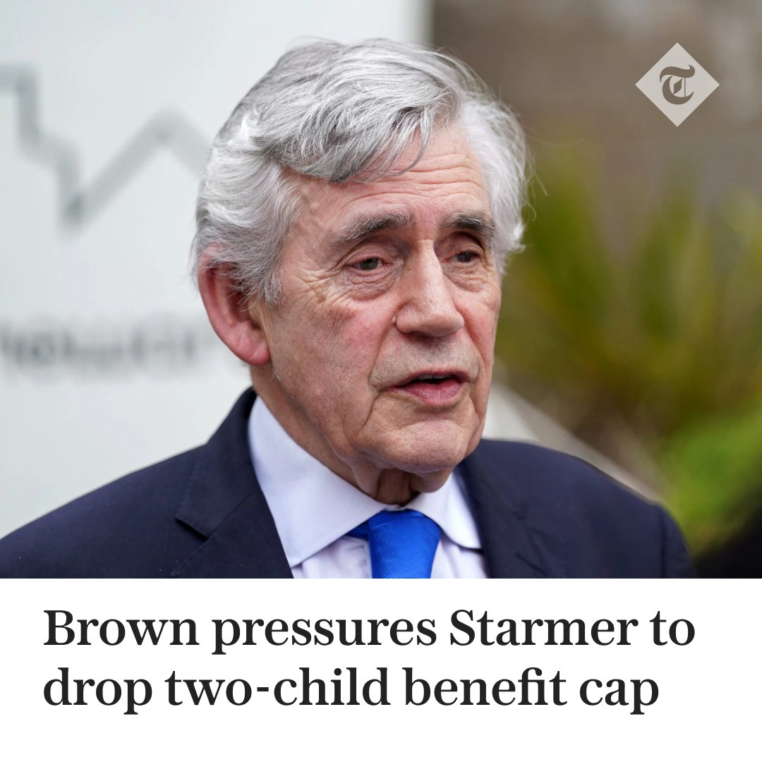 ❌ Former PM Gordon Brown calls for ‘urgent action’ as backbench MPs demand immediate scrap to cap

Read more ⬇️
telegraph.co.uk/politics/2025/…