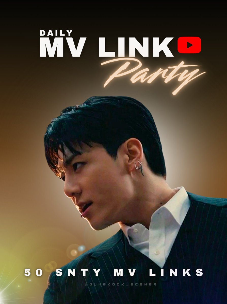 DAILY SNTY MV LINK PARTY 🎉    

Drop Jungkook’s “Standing Next to You” MV link under this tweet! (1 link per YT account)

Goal: 50 links
Objective: Improve our YouTube algorithm and increase our streams 

Instructions: DO NOT COPY someone else’s link! 🚨  

JungKook Topic