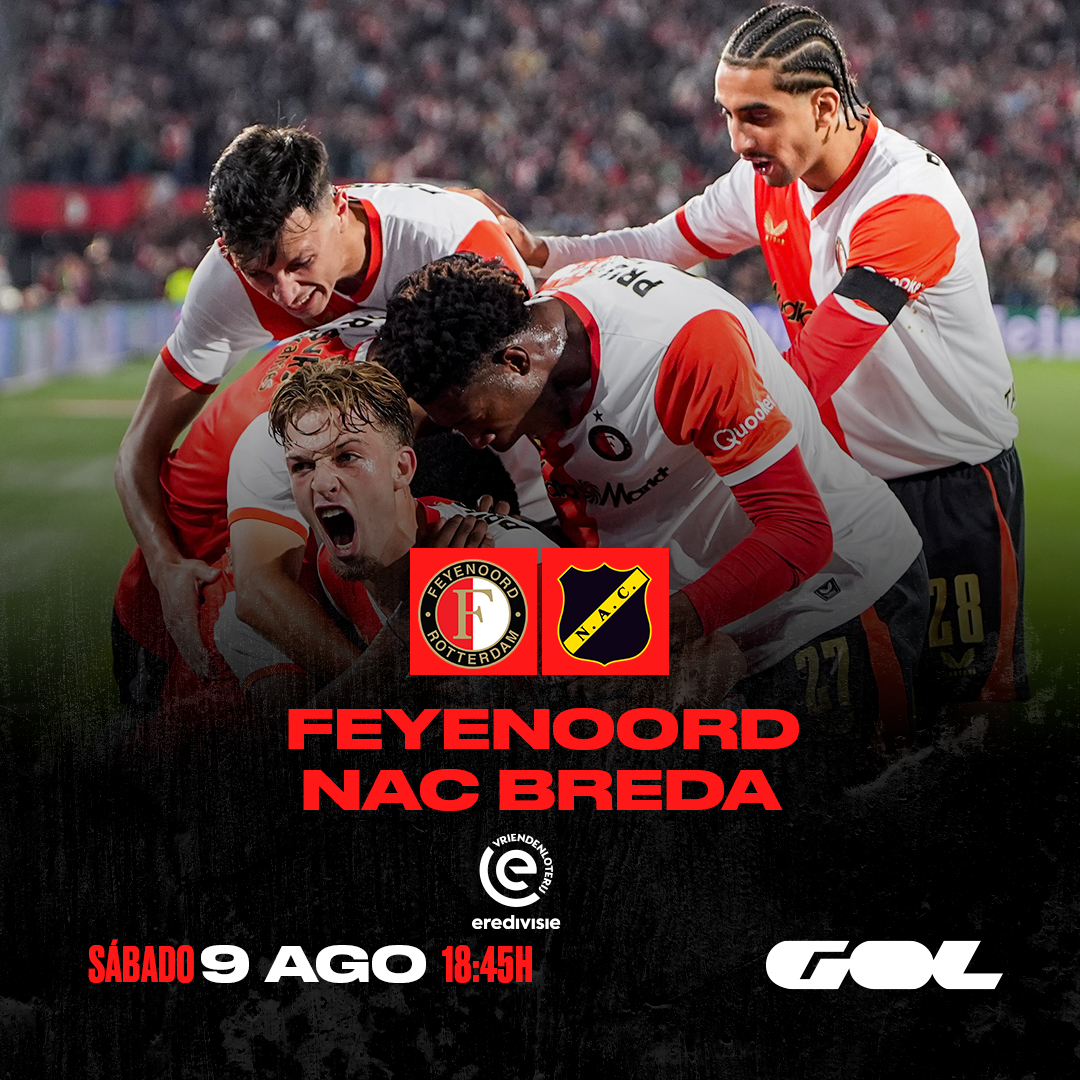 🇳🇱 ¡Arranca la Eredivisie y la podrás seguir en GOL!

⌚️ 18:45h
⚔️ <a href="/Feyenoord/">Feyenoord Rotterdam</a>  🆚 <a href="/NACnl/">NAC Breda 💛🖤</a> 
🎙️ <a href="/ivanfanlo/">Ivan Fanlo</a> 

🚨 ¡Puedes ver GOL gratis y en directo en <a href="/Gol_Stadium/">GolStadium</a> y a través de las principales plataformas!

👉 golstadium.com/es-ES/home

#EredivisieEnGol