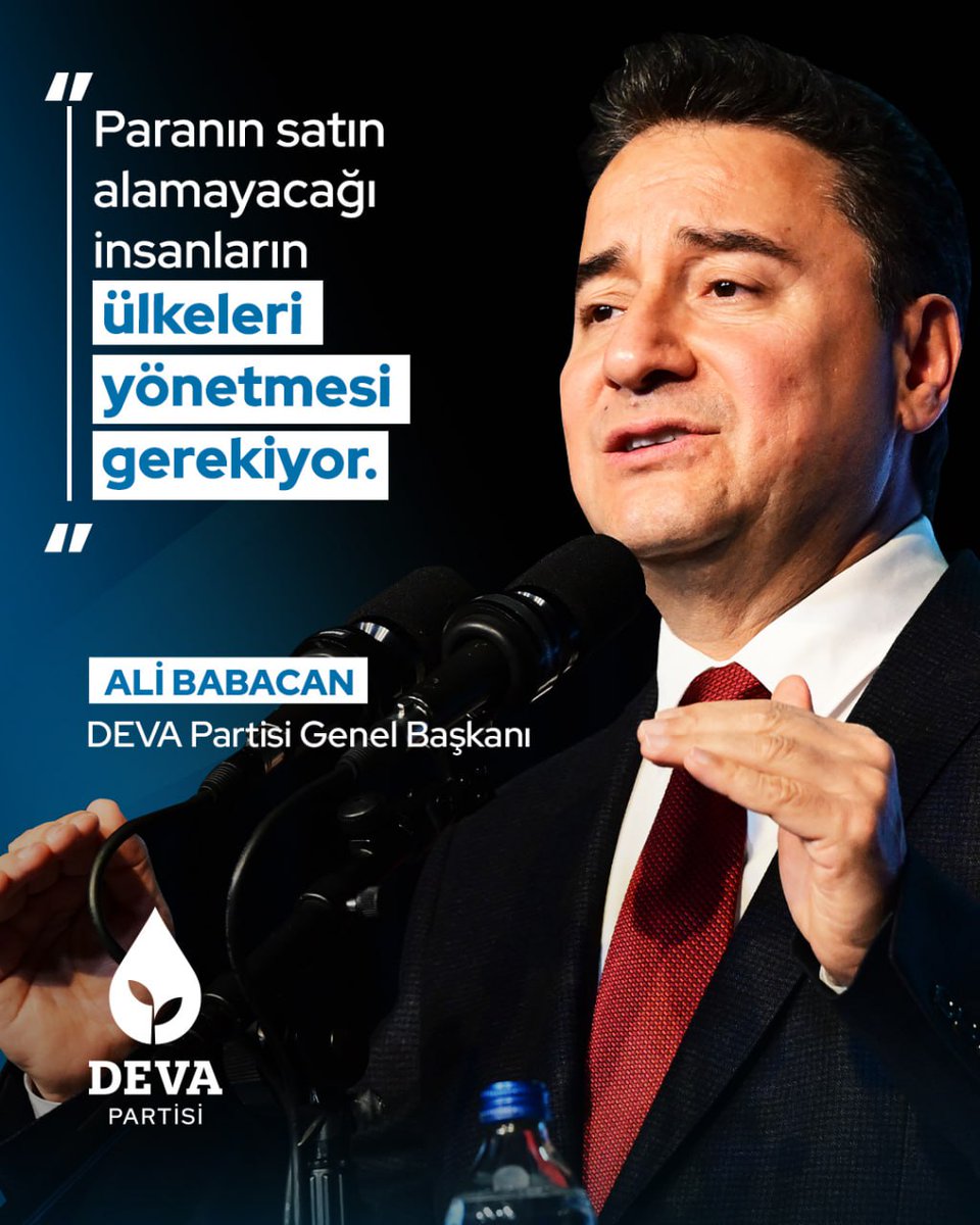 Hasan Karal (@hasankaraltr) on Twitter photo "Paranın satın alamayacağı; dosdoğru, dürüst, ehil insanların ülkeleri yönetmesi gerekiyor."
<a href="/alibabacan/">Ali Babacan</a> "Paranın satın alamayacağı; dosdoğru, dürüst, ehil insanların ülkeleri yönetmesi gerekiyor."
<a href="/alibabacan/">Ali Babacan</a>