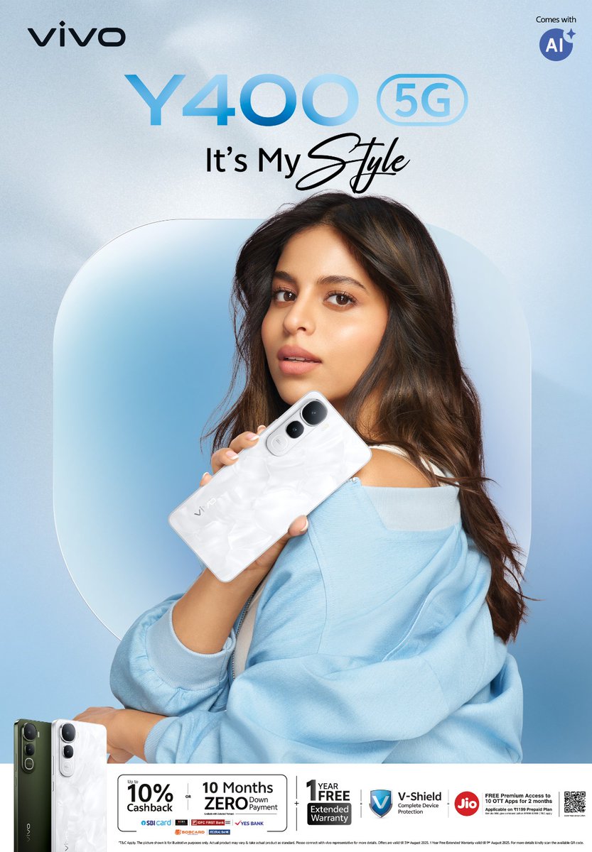 techdot23's tweet image. Vivo Y400 Sale is Live - Best Rakshabandan Gift 🎁 for Sister Go and Buy now 🔥 #vivoY400 #vivo #techdot