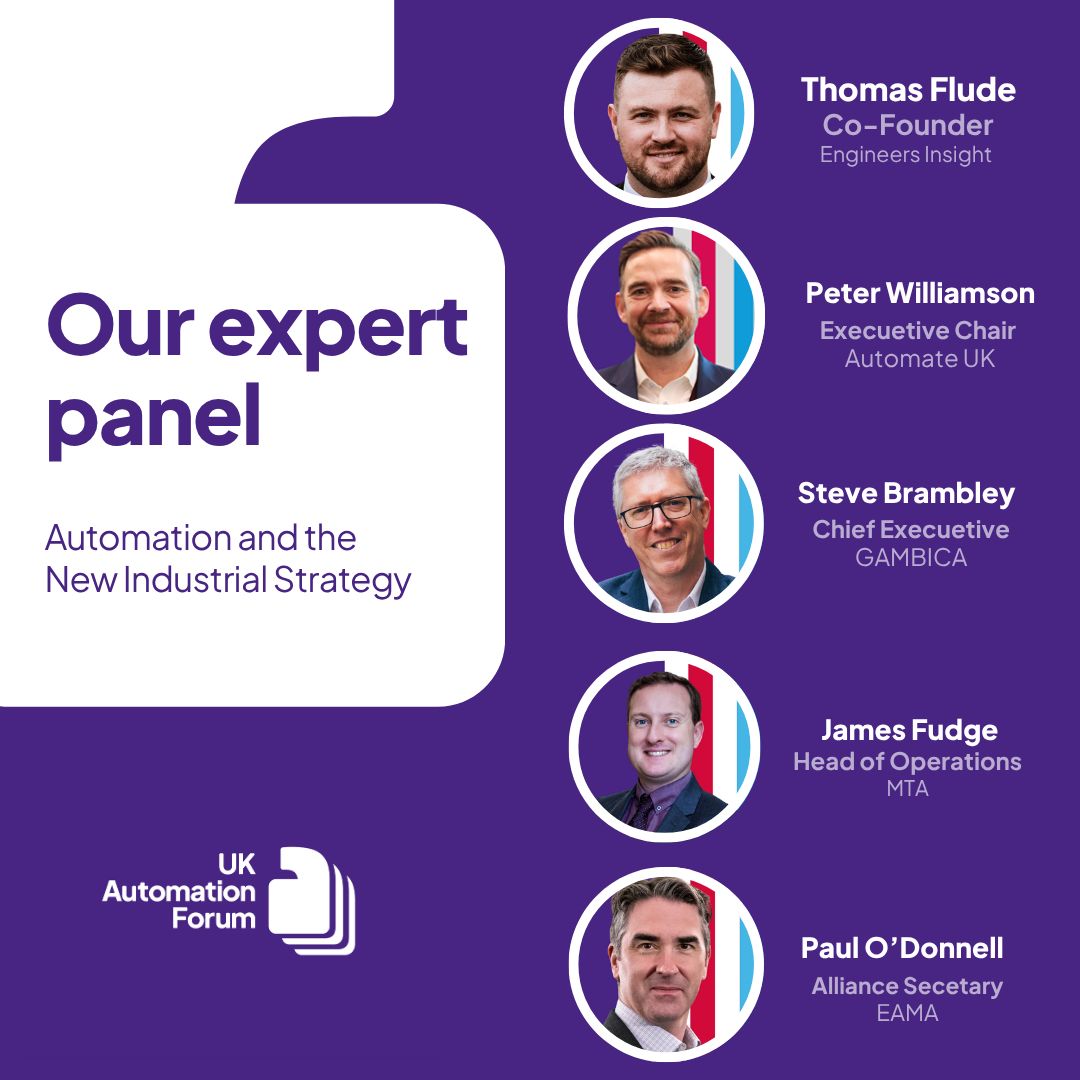 talkautomation's tweet image. 🚀 Exciting Insights from the UK Automation Forum! 🚀
 
We recently held a dynamic panel discussion on Automation and the New Industrial Strategy, where industry leaders gathered to explore the future of automation in the UK manufacturing sector.
 
🔗 bit.ly/45DR9Mo
