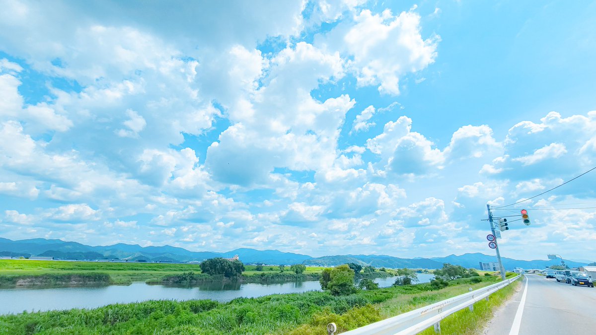 晴れ渡った空に君想う。