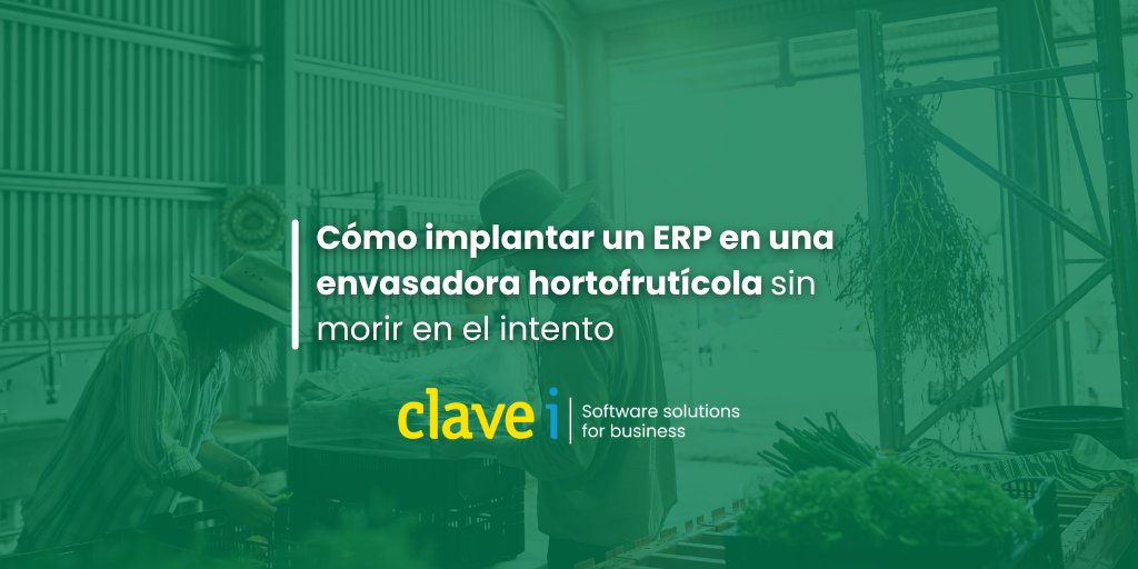 Implantar un ERP en una envasadora hortofrutícola no es solo digitalizar.
Es rediseñar la forma de trabajar… sin frenar el ritmo. 🍊📦

🧠 Claves, fases y errores a evitar 👉 hubs.ly/Q03BJrzc0

#ClaveiTD #SoftwareSolutions #ERPAgro #GestiónInteligente