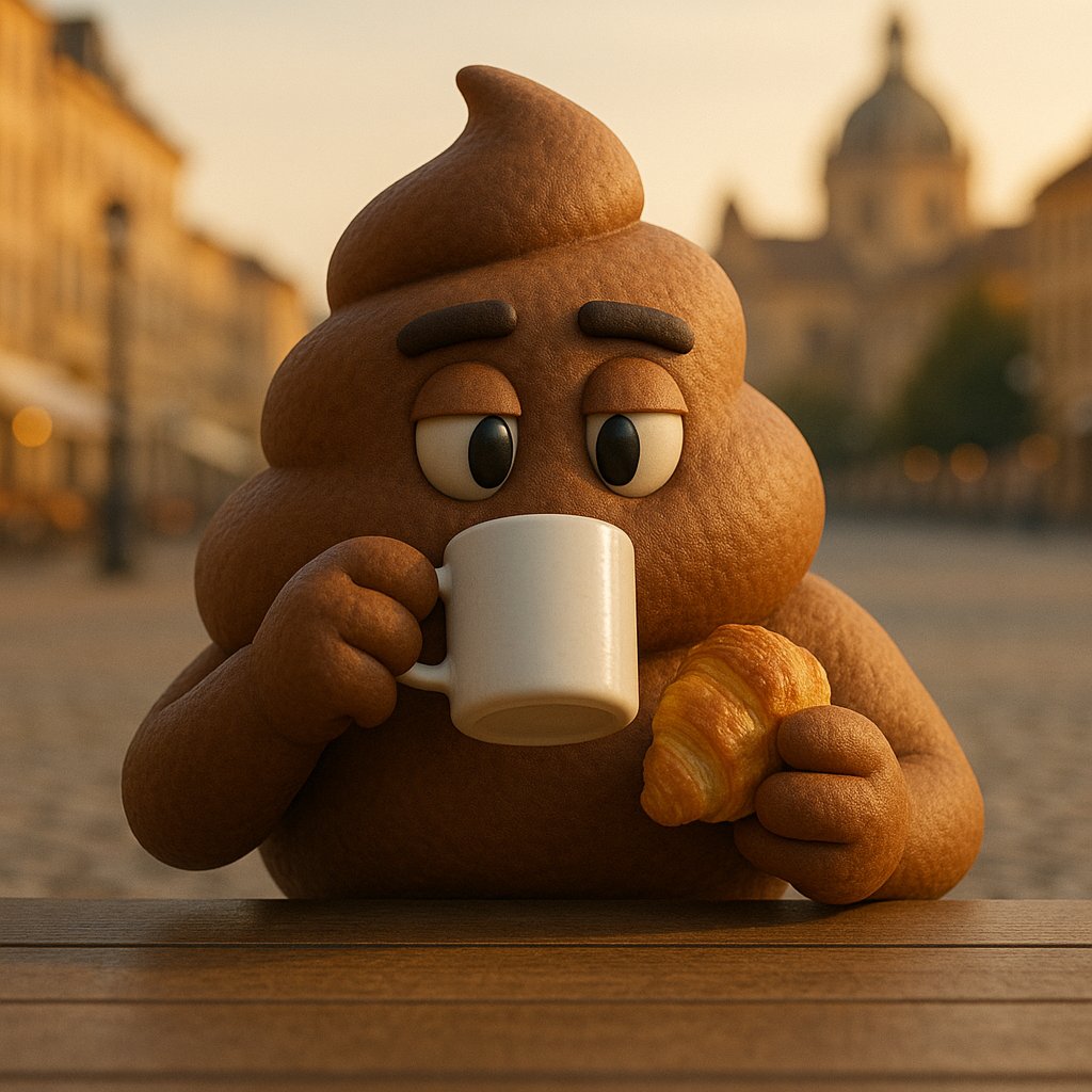 GM Doop and Gm to all Poopers who take their gut health as priority 👌