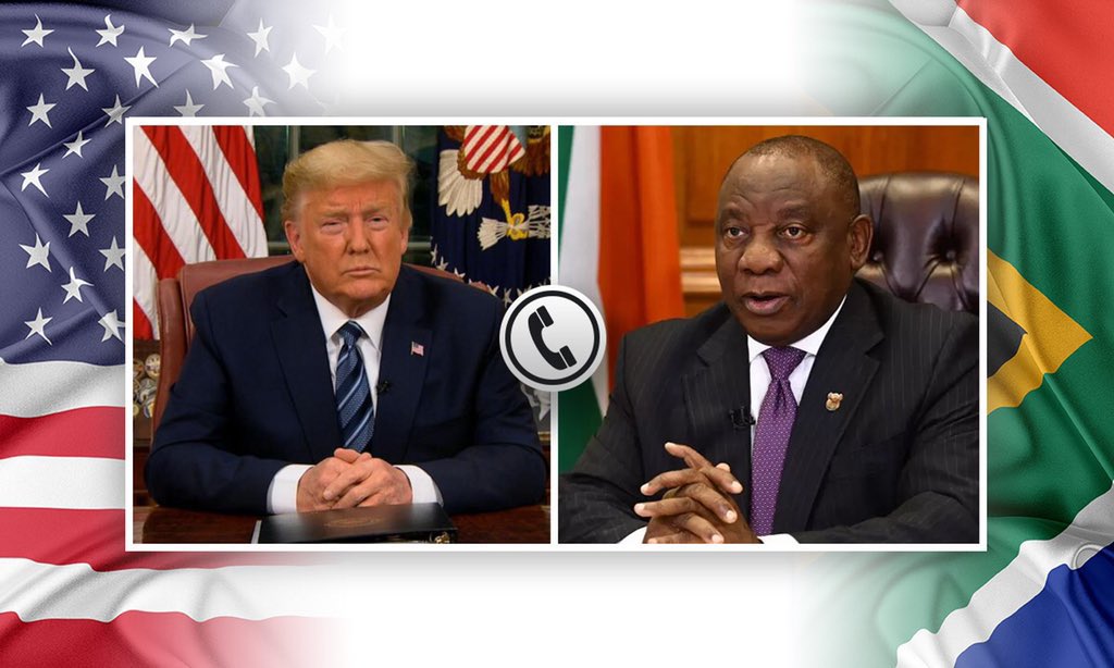 The Presidency 🇿🇦 (@presidencyza) on Twitter photo PRESIDENT RAMAPHOSA SPEAKS TO PRESIDENT TRUMP
President <a href="/CyrilRamaphosa/">Cyril Ramaphosa 🇿🇦</a> held a telephone discussion during the morning of 6 August 2025, with US President Donald Trump on bilateral trade matters. The two leaders undertook to continue with further engagements recognising the PRESIDENT RAMAPHOSA SPEAKS TO PRESIDENT TRUMP
President <a href="/CyrilRamaphosa/">Cyril Ramaphosa 🇿🇦</a> held a telephone discussion during the morning of 6 August 2025, with US President Donald Trump on bilateral trade matters. The two leaders undertook to continue with further engagements recognising the