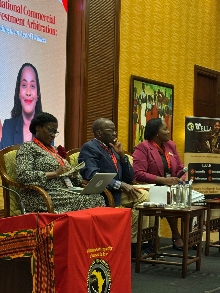 OCOAdvocates's tweet photo. #Ourveryown Pamella Ager joined a powerful panel at #WELLA by #IAWL on Leadership & Gender Equality in Law. She urged firms to adopt IAWL policies for accountability. CJ Mutunga spoke on sexual harassment in the judiciary, while Justice Mugenyi shared career tips for #WomenInLaw https://t.co/Mtz8QI2H62