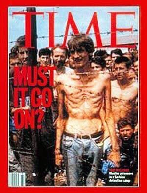 Does anyone remember the story from Living Marxism that questioned ITN’s coverage of Bosnia? They claimed there was no barbed wire around the camp, and that it was actually surrounding the ITN news crew. They were sued for libel—and lost.