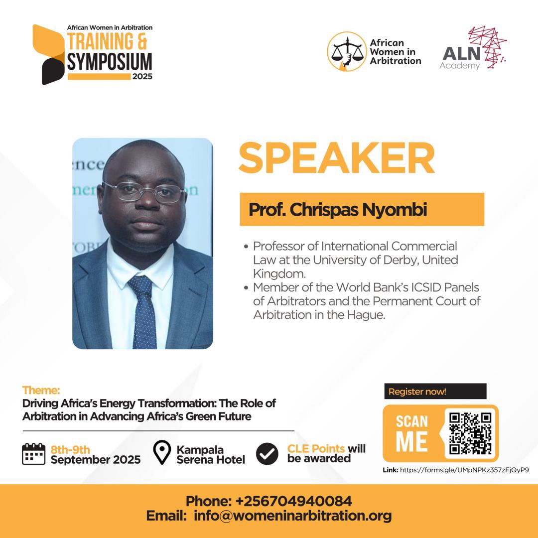 Counting Down to the Annual African Women in Arbitration Training and Symposium!

At this year’s Annual African Women in Arbitration Training and Symposium, we are delighted to host an esteemed group of speakers who are influencing the direction of arbitration in Africa