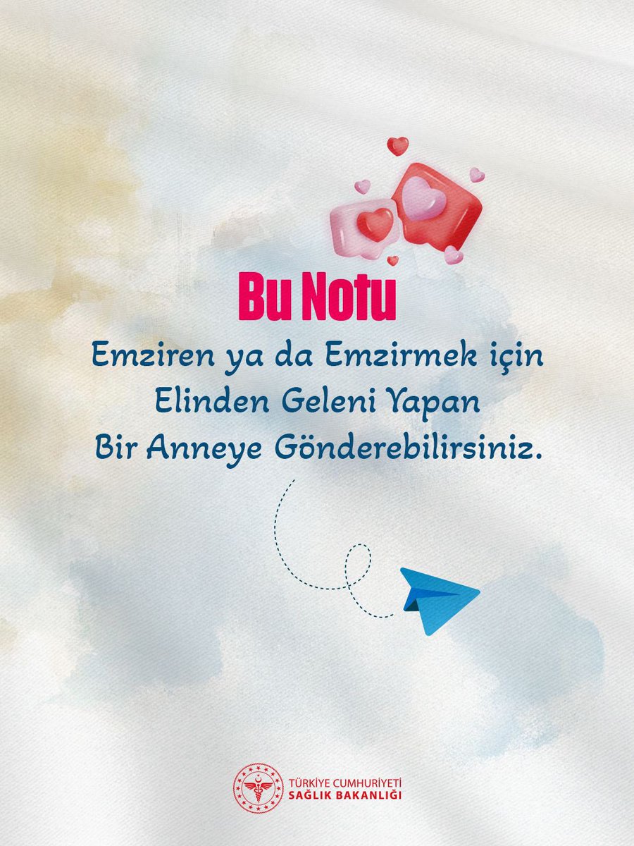 Canım annem, sana bir notum var. 🤍

#DünyaEmzirmeHaftası
