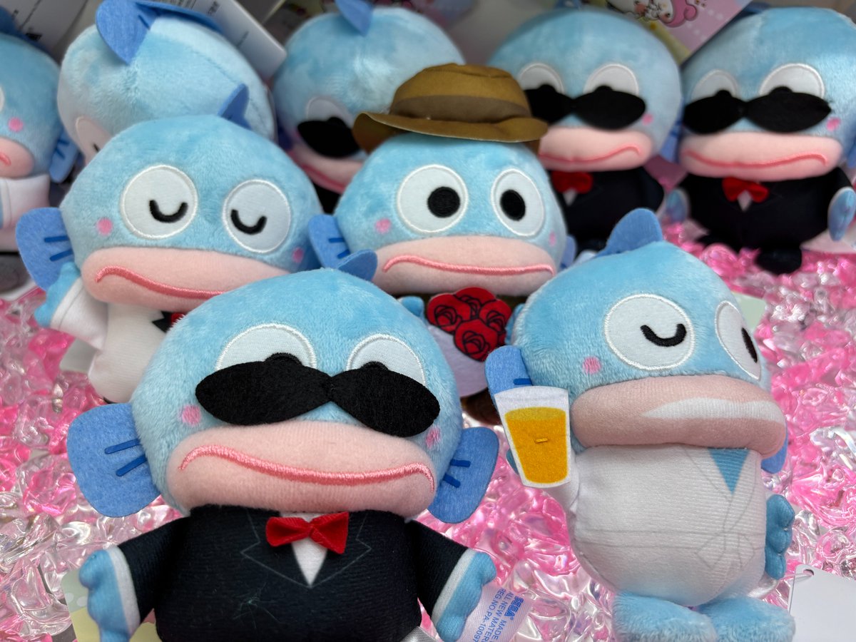 ゆるかわサンリオキャラクターズマスコット ハンギョドン ダンディズム 4点 ゆるかわ サンリオキャラクターズ マスコット “ハンギョドン
