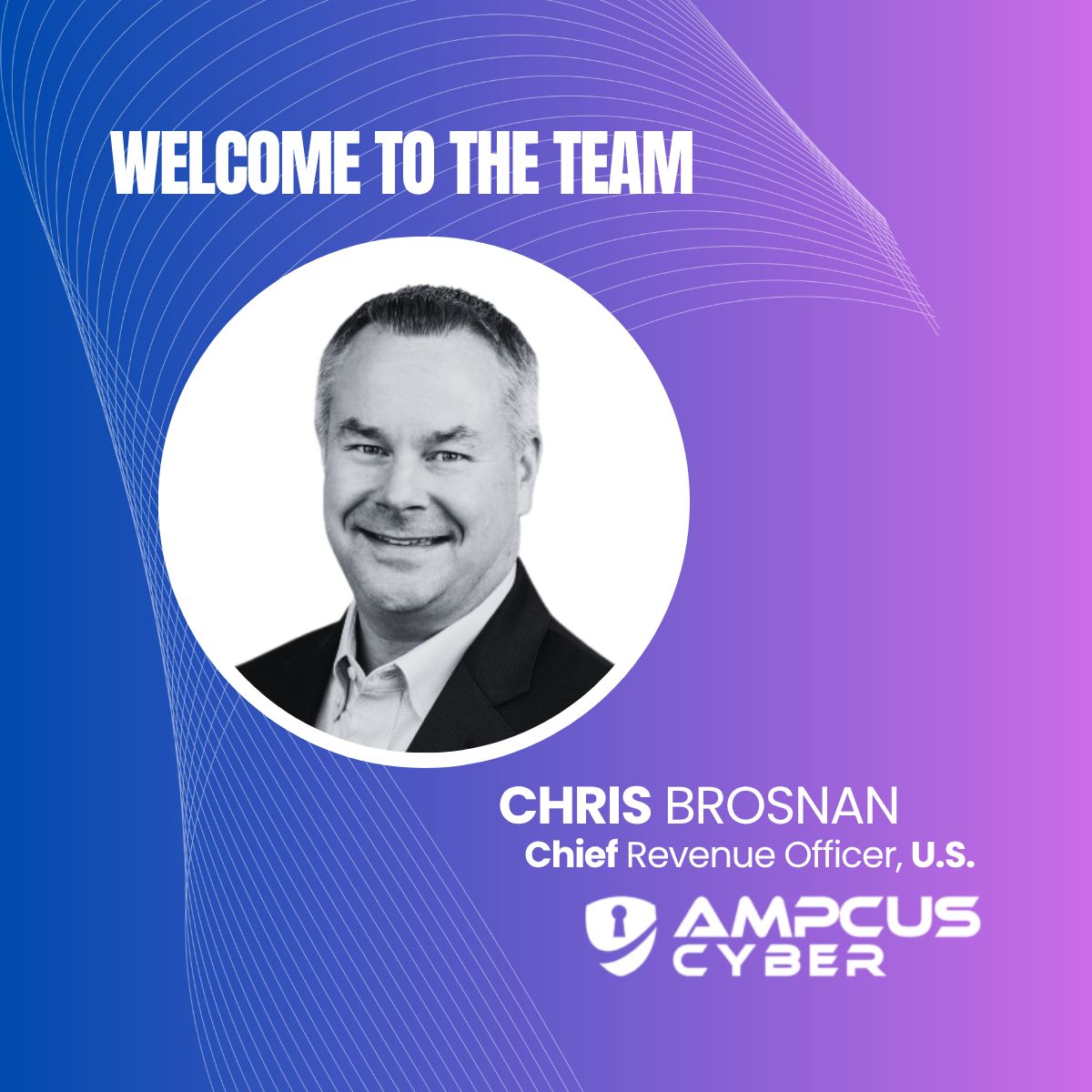 Ampcus Marketing (@ampcus_mktg) on Twitter photo ๐ We're excited to welcome technology sales veteran #ChrisBrosnan to <a href="/ampcuscyber/">Ampcus Cyber</a> !
As the team expands it's footprint in the #USmarket, Chris will lead all revenue-generating operations, including enterprise sales, federal & commercial partnerships, go-to-market strategy. ๐ We're excited to welcome technology sales veteran #ChrisBrosnan to <a href="/ampcuscyber/">Ampcus Cyber</a> !
As the team expands it's footprint in the #USmarket, Chris will lead all revenue-generating operations, including enterprise sales, federal & commercial partnerships, go-to-market strategy.