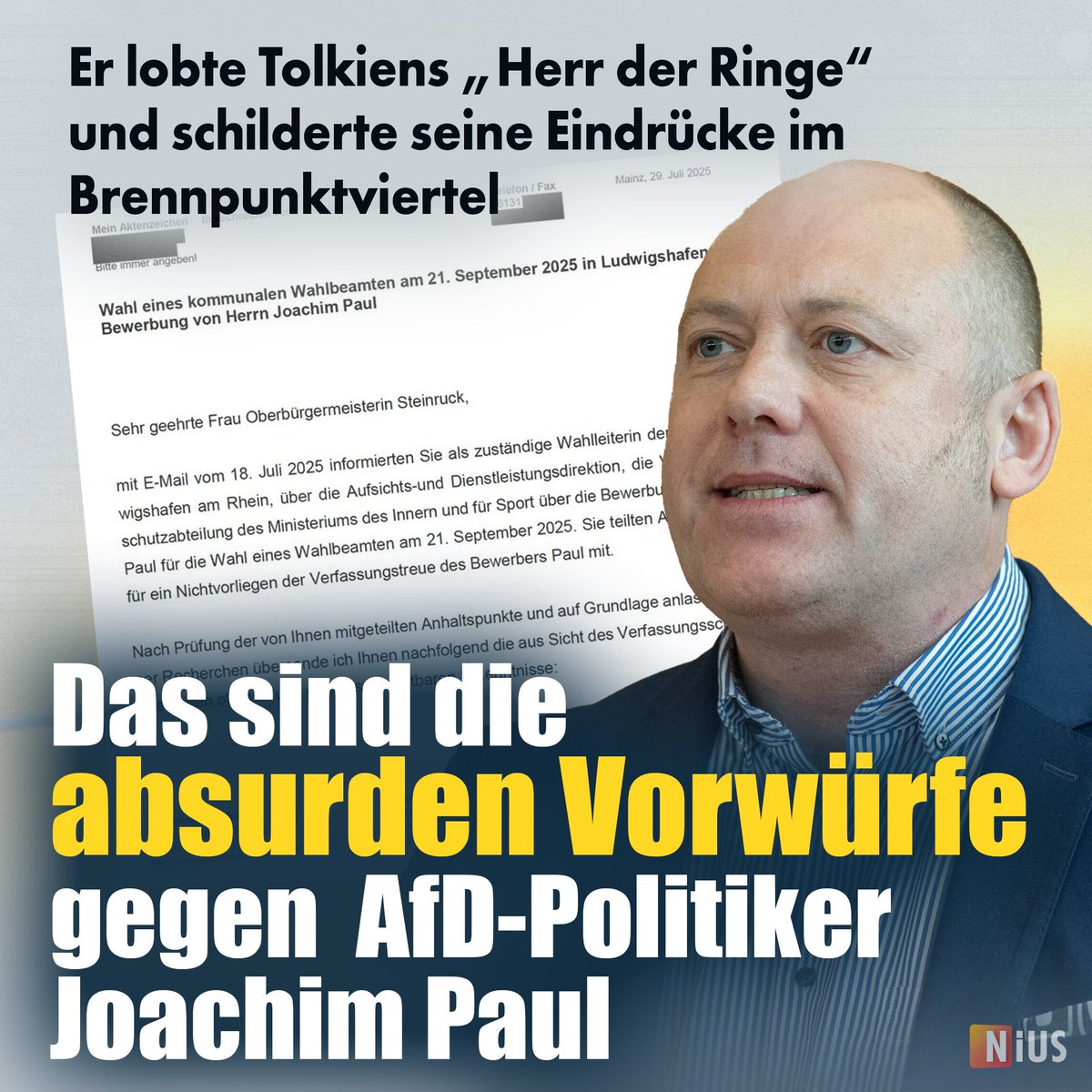 🎭🏛️Die größte Gefahr für die #Demokratie geht nicht von ihren erklärten Feinden aus, sondern von jenen selbsternannten Beschützern, die unter dem Banner ihrer Rettung die eigentliche Aushöhlung betreiben. #JoachimPaul #scheindemokratie #afd #nius

Quelle: nius.de/politik/news/e…