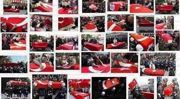 Emel Avluk
2015 bugün
30 ŞEHİT VERDİK AÇIKLAMALARA BAKARSAK ABD EMRETTİ PKK İLE "ÇÖZÜM MASASINA"  TEKRAR SEVE SEVE OTURACAKLAR....
BU TABUTLARI "ÇÖZÜM MASASI" YAPANLARA LANET OLSUN...