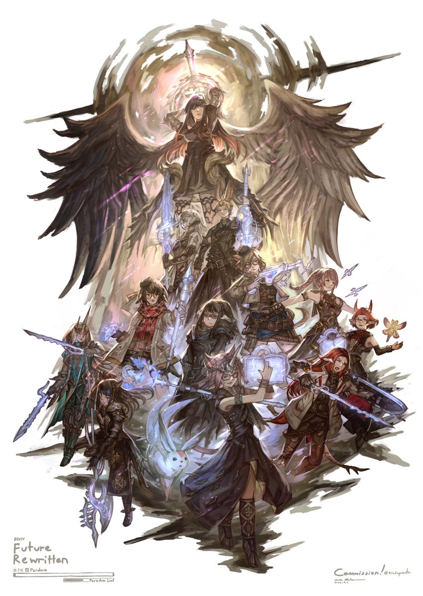 “Our promise fades…?”

Thank you so much for commission and congrats on clear!

#FFXIV