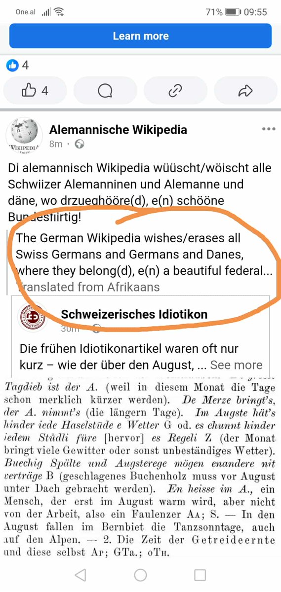 So viel zum Talent automatischer Übersetzungsprogramme ... 😄