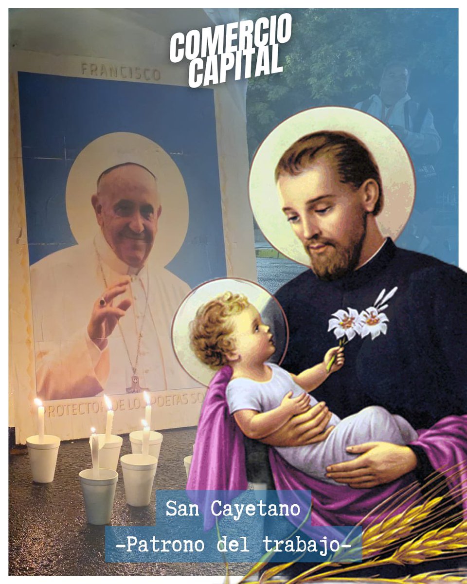 Este 7 de agosto, marchamos con San Cayetano.
Desde el movimiento obrero, decimos presente:
con nuestras manos, con nuestra memoria, con nuestras ganas de futuro.

Porque la familia trabajadora no es descarte,
es raíz, es fuerza, es esperanza.

Queremos pan, paz y trabajo.