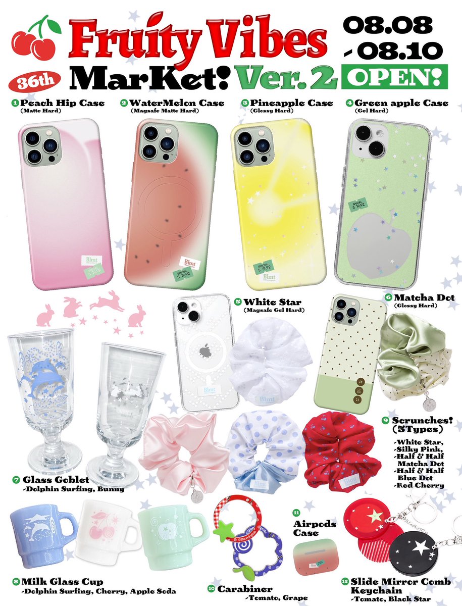 #RT이벤트 08.08(금) 오후 2시부터 08.10(월) 늦은 밤 11:59까지! 블루밍테일의 26차 마켓을 진행합니다🤍 RT 추첨 한 분에게 블루밍테일 과일 시즌 컨셉 선물 상자와, 그와 어울리는 #조말론향수 를 보내드려요🤍 오랜만에 진행하는 시즌 컨셉 상자 이벤트😍