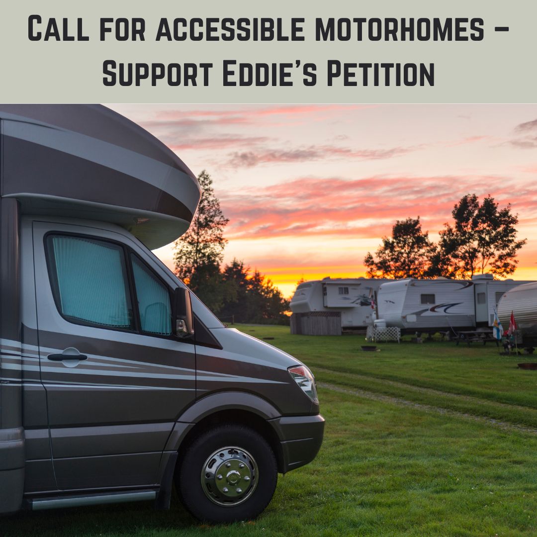We're sharing this on behalf of our member Eddie, a wheelchair user calling for better accessibility in motorhomes. Most have electric steps, but no lifts for disabled people. Sign if you'd like to support:
👉 petition.parliament.uk/petitions/7323…
#backingyouforlife #SCI #spinalcordinjury