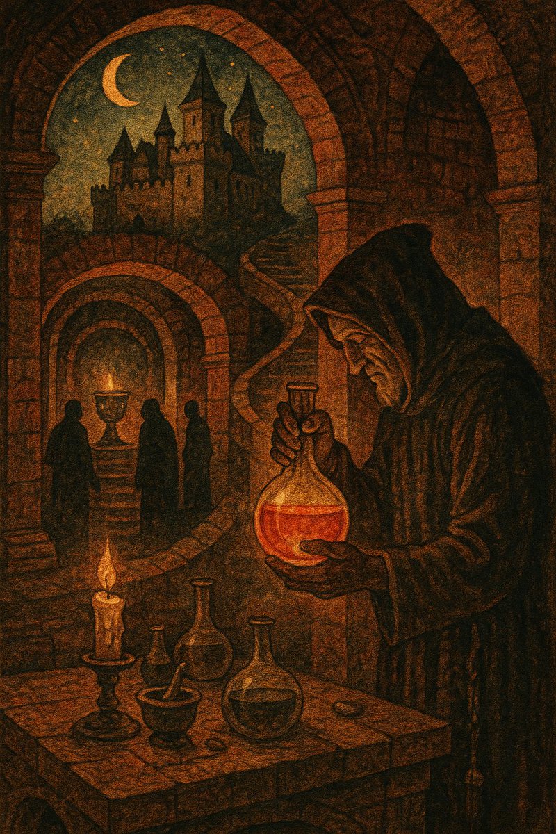 Beneath the golden halls of power… lie ancient rituals never spoken aloud.

A select few have long sought to conquer death — not through science, but through sacrifice.

Legends speak of secret chambers beneath old castles.
Of robed figures, glowing elixirs, and the price of