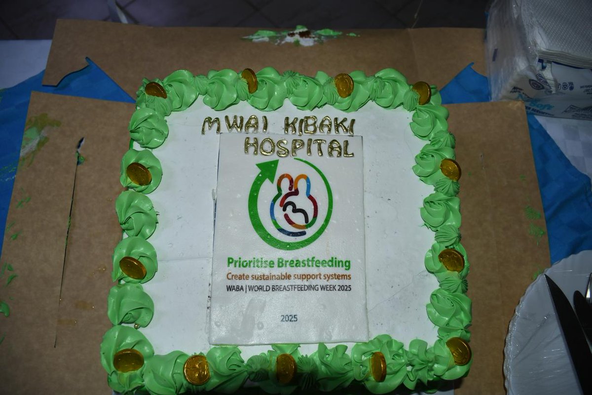 Mwaikibaki_hosp's tweet image. 🎉 Wrapping up #wbw2025 
After a week of impactful sensitizations, we close #WorldBreastfeedingWeek2025 with a joyful cake-cutting session alongside our breastfeeding mothers.
When we support breastfeeding, we support healthier families and a stronger future 🍼
#MKRHCares