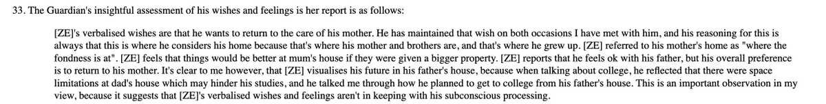 A measured judgment in a case of neglect of young person by a mother with delusional disorder. The Guardian's analysis demonstrates clear understanding of splitting and the Judge makes decisions for the longer term welfare - child protection at its best. bailii.org/ew/cases/EWHC/…