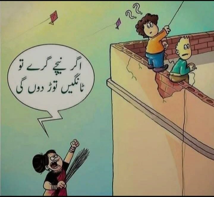 نیچے گرنے کے بعد ٹانگیں توڑنے کی ضرورت نہیں پڑے گی 😹👇