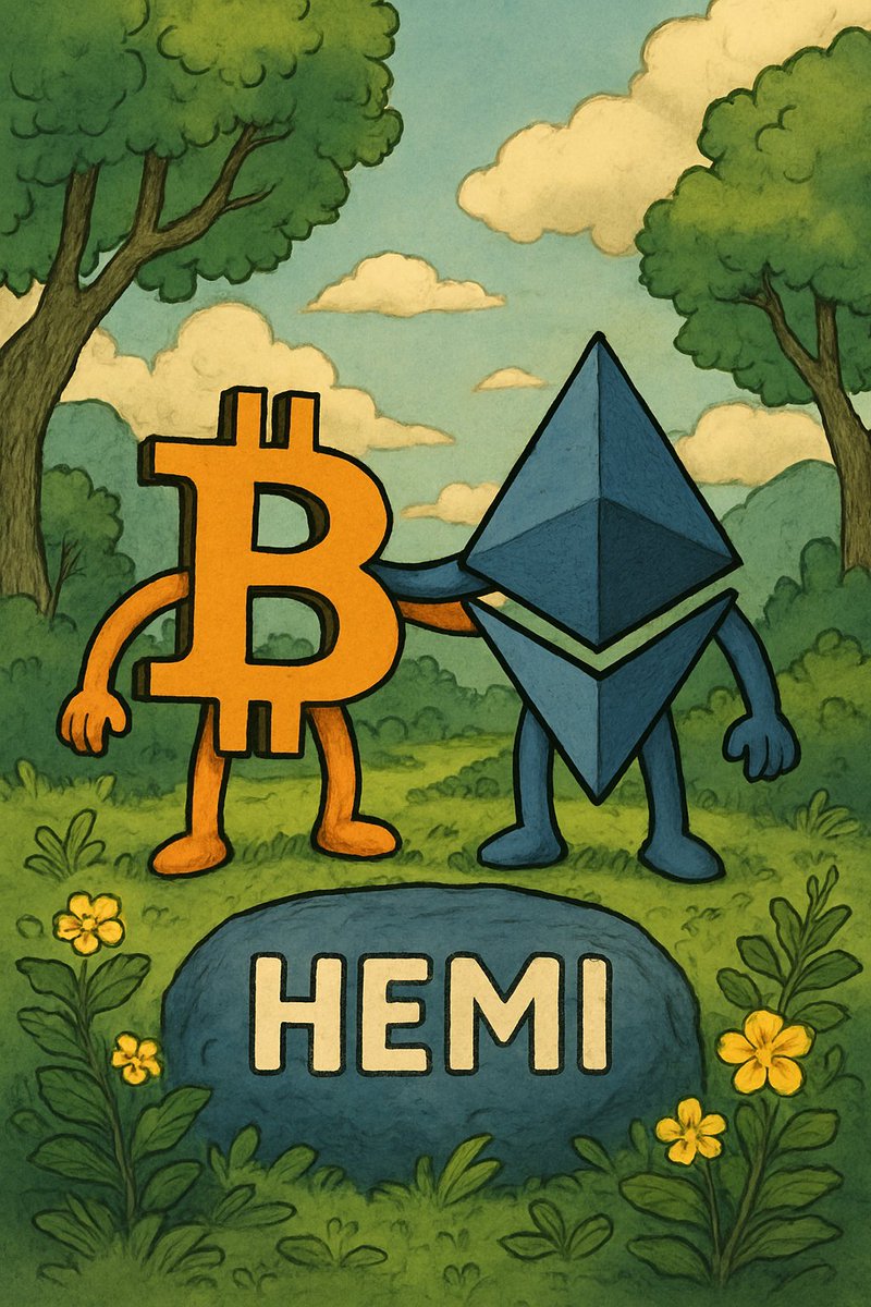 its_perseus_1's tweet image. Bitcoin taught us how to trust without middlemen.
Ethereum showed us what code can do with money.
But they lived in separate worlds.
Hemi unites them — trust and programmability, side by side.
This isn’t just evolution. It’s the fusion chain.
#Hemi #ProgrammableBitcoin #PoP