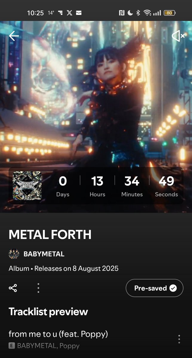 Coming up on 12 hours until the release of #METALFORTH

Even less time than that for Japan.

For the record, I will also be getting the physical version (not sure about CD or vinyl yet though)

#BABYMETAL #METALFORTH祭り
