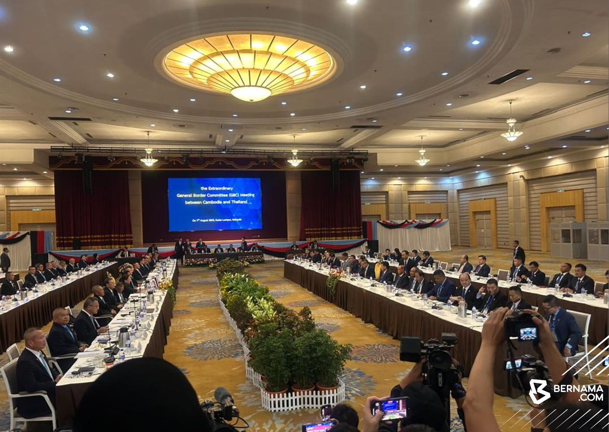 📌 Thailand dan Kemboja setuju kekalkan bilangan serta kedudukan semasa anggota tentera masing-masing di kawasan sempadan bersama 

📌 Thailand dan Kemboja setuju patuhi gencatan senjata secara tegas di sepanjang sempadan bersama dan tidak laksanakan sebarang tindakan provokatif