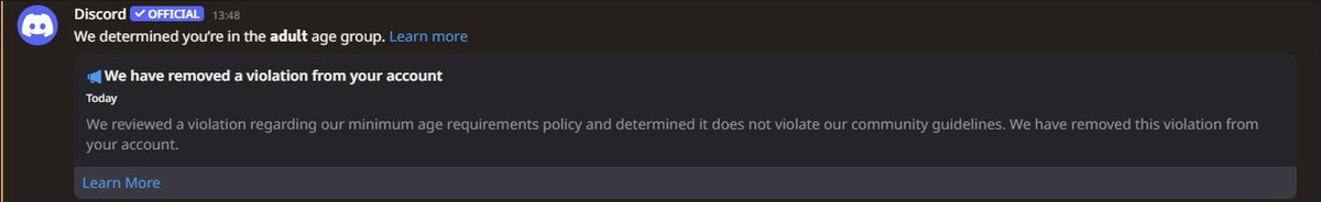 UPD: i got unbanned

what happened:

UK rolled out new rules to restrict access for minors

the issue is those rules apply globally, but you can only get unbanned fast if you scan your face while being a UK resident

glad to be unbanned, let’s keep building, frens