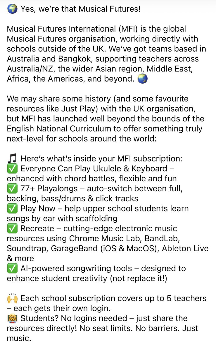 Musical Futures International 🌍 tweet media