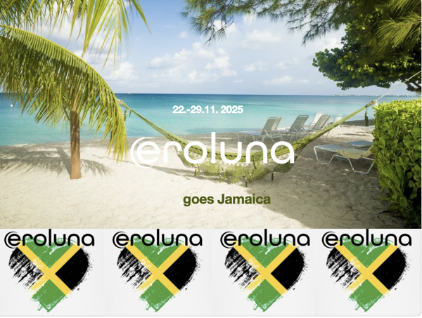 eroluna's tweet photo. Eroluna goes Jamaica 2025!
Bucht bis zum 20.08. ) euer Wunschzimmer und wir geben den Airport-Transfer ( 100 US $) und den V.I.P.Service am Airport ( 100 US $) gratis mit dazu. Alle Infos  zu dieser Reise senden wir euch gern ganz unverbindlich zu. 
https://t.co/bWLPMJpOqW https://t.co/2qz6oCoQUC