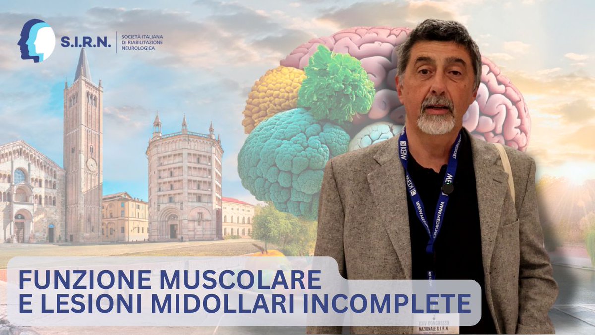 Jacopo Bonavita, segretario della Sezione Speciale Lesioni Midollari della SIRN, interviene al Congresso SIRN di Parma presentando i temi affrontati nella sessione dedicata alle lesioni midollari incomplete. #SIRN2025

youtu.be/v_kCatR5ck0
